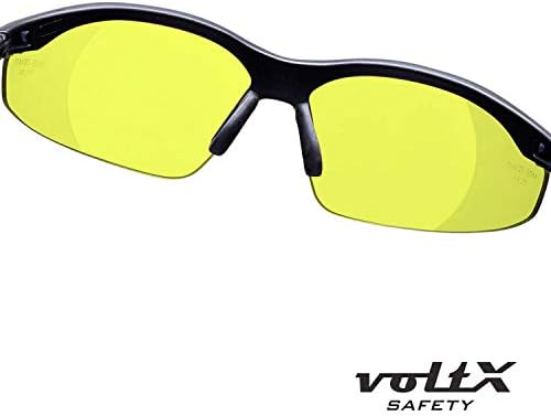 voltX CONSTRUCTOR Yellow Full Lens Reading Safety Glasses +1.0 Dioptre