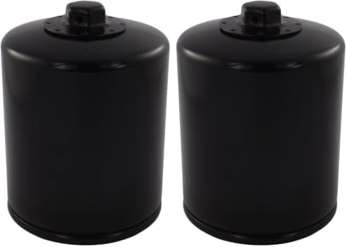 HiFloFiltro HF171BRC Black RC High Performance Premium Oil Filter, Single (Pack of 2)