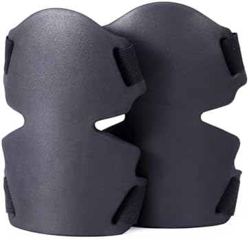 SUJAYU Gardening Knee Pads for Women, Soft Foam Knee Pads for Men Construction, Work Knee Pad for Women Men, Rodilleras Para Roofing Rodilleras Para Trabajo (Black)