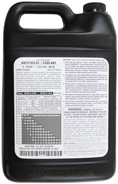 Genuine Mopar Parts 68048953AC Antifreeze/Coolant - 1 Gallon Bottle
