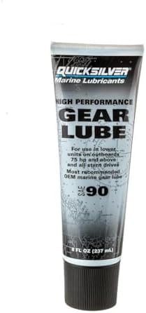 Quicksilver SAE 90 High Performance Gear Lube Tube, 8 oz