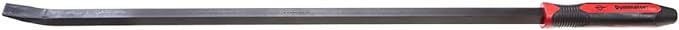 Mayhew Tools 14123 Dominator Pro Curved Heavy-Duty Pry Bar, 44", Red