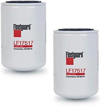 LF17517 Fleetguard Oil Filter (Pack of 2)
