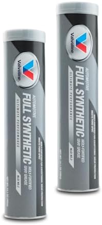 Moly-Fortified Synthetic Grease – 2 Pack (14.1 OZ Each) | Long-Life Cartridge Grease for U-Joints, Ball Joints & Wheel Bearings-2PK