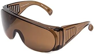 Calabria Fit Over Safety Glasses | Polarized Sunglasses Over Glasses | Wrap Around Anti-Fog | Scratch Resistant | Unisex