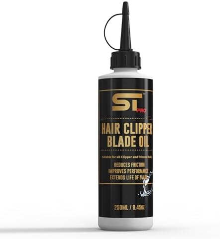 Supreme Trimmer Premium Hair Clipper Blade Lubricating Oil | 250ML Anti-Rust Barber Clipper Oil for Blades, Hair Trimmer | STO925