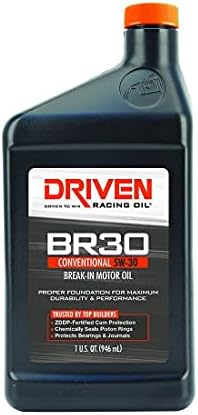 Driven Racing Oil BR30 Conventional Break In Oil 5w-30 Quart Bottle