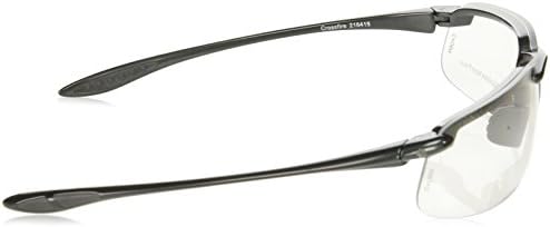 Radians ES4 Magnifier Safety Eyewear - Pearl Gray Frame - Clear Lens - 1.5 Diopter