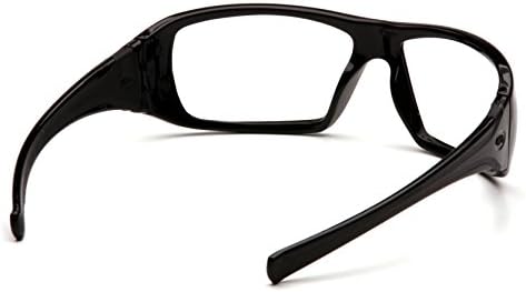 Pyramex Goliath Safety Eyewear Black Frame Clear Anti Fog Lens