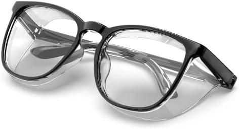 MORK&SUKY Safety Glasses, Stylish Goggles With No Fog Lense, Alternatives To Regular Protective Eyewear For Lab and Nursing.