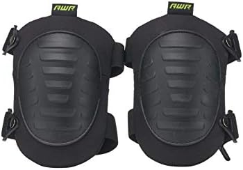 AWP Tactical Hard Cap Knee Pads | High Density Foam Padded Work Knee Pads | One Size (Pack of 4)