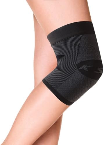 OrthoSleeve Knee Brace for ACL, MCL, Injury Recovery, Meniscus Tear, knee pain, aching knees, patellar tendonitis and arthritis (3XL, Black, Single)