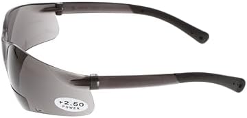 MCR Safety BKH25G Bearkat Glasses, Gray Lens