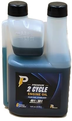 Power Performance Premium 2-Cycle Oil 16oz Easy to Measure Bottle