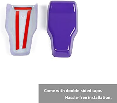 Rear Tail Door Window Hinge & Rain Wiper Nozzle Decorative Cove Fit for 2018-2026 Jeep Wrangler JL JLU(Purple)
