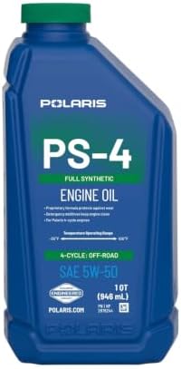 Polaris PS4 All-Season 4 Cycle 5W50 Full Synthetic Motor Oil, 1 Qt 2876244