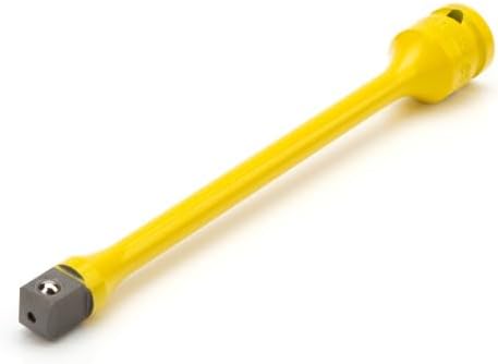 Steelman 1/2-Inch Drive 65 ft-lb Torque Extension for Impact Wrench, 8-inch Extension, Corrosion-Resistant Powder-Coated Steel, Yellow (Case of 6)