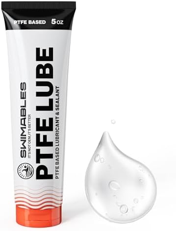 Swimables PTFE Lube 5oz - Ceramic PTFE Grease, Waterproof & Long-Lasting for Pool Equipment, Plumbing Fixtures, RV Toilets, Marine Systems & Machinery - 1 Pack