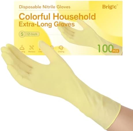 12 Inch Long Cuff Nitrile Gloves, Disposable Gloves