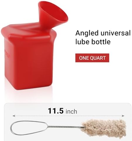 Calvana Tire Lube Bucket Kit, 3 Swabs, 11.5" Angled Handle, Coats Changers