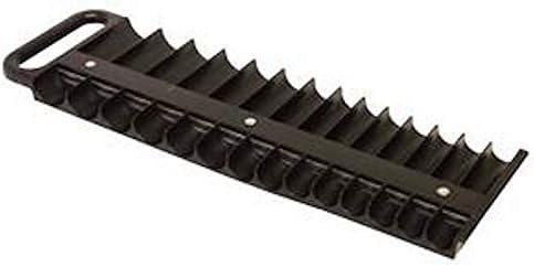 Lisle 40210 Large Magnetic 3/8” Socket Tray Black