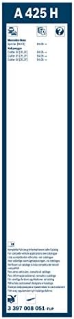 BOSCH A425H / 3397008051 Original Equipment Specialty Rear Wiper Blade; Designed for Direct Replacement of OEM Production Specifications - 17" (Single)