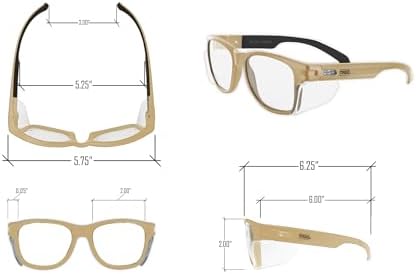 MAGID Gemstone Y50 Performance Anti-Fog Safety Glasses with Side Shields