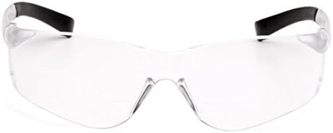 Pyramex Ztek Bifocal Reader Safety Glasses with Clear Lens S2510R25 (3 Pair) (+2.5 Lens)