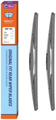Genuine Rear Wiper Blades for Honda CRV CR-V 2007 2008 2009 2010 2011, 14"+14" (2 Pack) OEM 76730-SFA-003, Compatible for Honda Fit Pilot/Subaru Tribeca Outback Forester/Acura MDX RDX +More