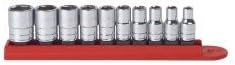 GEARWRENCH 10 Pc. 1/4" Drive 6 Pt. Standard Socket Set, SAE - 80303