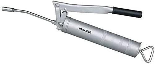 PROLUBE Standard Duty Lever Grease Gun | 6,000 PSI | 14-Ounce Capacity | 6-inch Steel Extension & Coupler (42502)