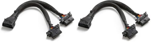 bbfly-B6 OBD2 Splitter 16 Pin OBD II Splitter Extension 1x Male and 2X Female Extension Cable Adapter (1FT/30CM) (1Pack) (Pack of 2)