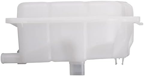 TRQ Front Radiator Coolant Reservoir Expansion Tank Overflow Bottle White
