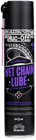 Muc-Off Motorcycle Wet Weather Chain Lube, High Performance, 400ml