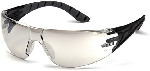 Pyramex Endeavor Plus Safety Glass Black/Gray Frame With Foam Padding Clear H2MAX Anti-fog Lens