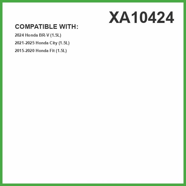 ECOGARD XA10424 Premium Engine Air Filter | Fits 2015-2020 Honda Fit 1.5L; 2021-2025 City 1.5L