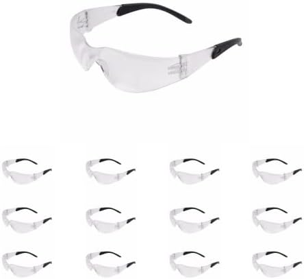 ATERET Protective Polycarbonate Safety Glasses w/TPR Coated Temples For Safety Protection