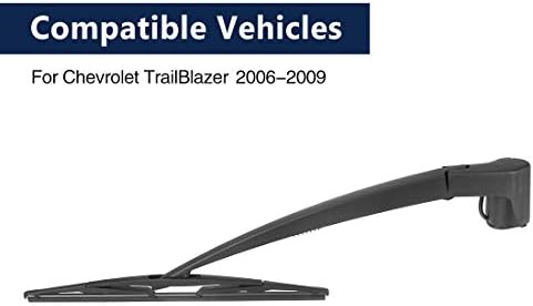X AUTOHAUX 345mm 13'' Wiper Blade Arm Set for Chevrolet TrailBlazer 06-09