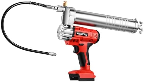 Grease Gun Cordless 10000 PSI for M18 Max Milwaukee 12in Spring Hose