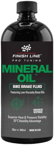 Finish Line Mineral Oil Bicycle Brake Fluid Low Viscosity 32 fl oz