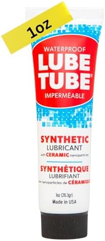 LubeTube 1oz O-Ring Grease – Stops Leaks on Pump & Filter Seals – Non-Sticky Synthetic Grease for Pool Equipment, Plumbing & RV – PFAS-Free, Food-Grade, Made in USA