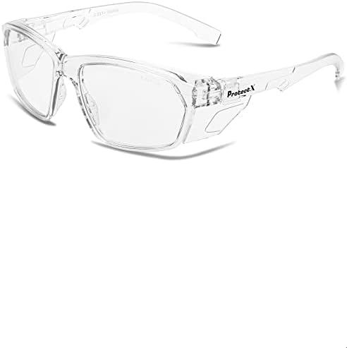 ProtectX Classic Safety Glasses, Anti-Fog Scratch Resistant Lenses