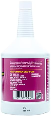 Red Line 31004 Full Synthetic High Performance Dual Clutch Transmission Fluid (DCTF) - 1 Quart