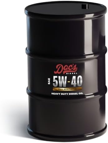 Doc's Diesel 5W-40 Full Synthetic Heavy Duty Oil, Cold Start, 55 Gal Drum