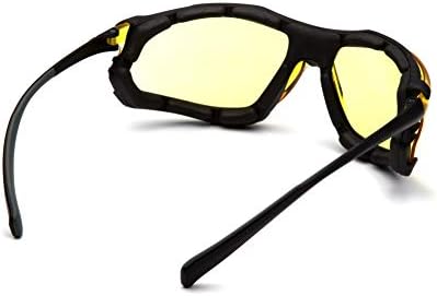 Pyramex Proximity Safety Glasses Eye Protection, Amber H2X Anti-Fog