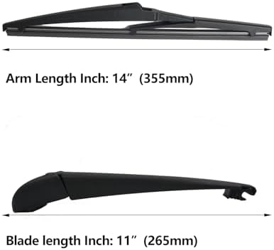 Rear Wiper Blade and Wiper Arm For Hyundai Tucson 2016-2021