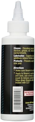 Lucas Oil 10915 Extreme Duty CLP Gun Oil, 4 Ounce, 1 Pack