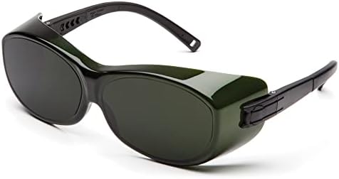 Pyramex OTS Over The Spectacle Safety Glasses Indoor Outdoor Lens Black Temples ANSI Z87+