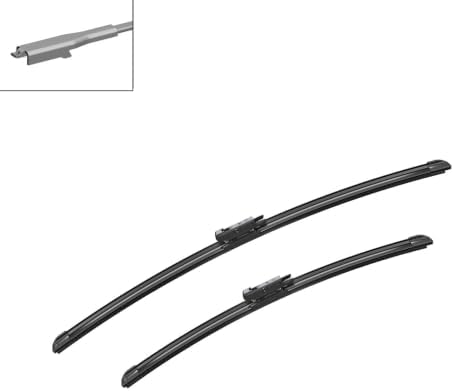 BOSCH 3397118929 AeroTwin Wiper Blade Combo - Set of 2 (24"& 19") Pinch Tab