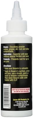 Lucas Oil 10915 Extreme Duty CLP Gun Oil, 4 Ounce, 1 Pack